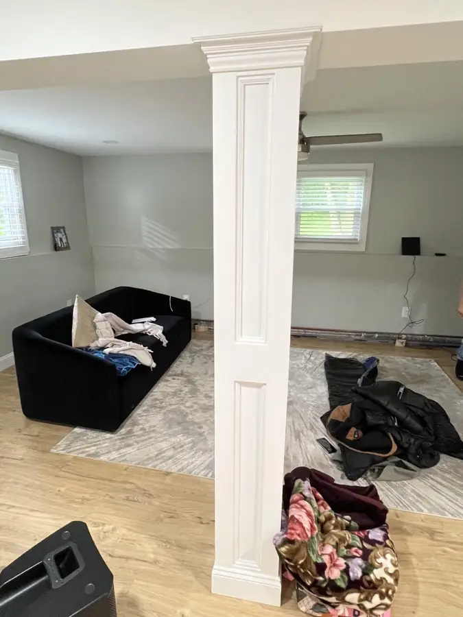 Finished interior room by Pandora Group LLC.